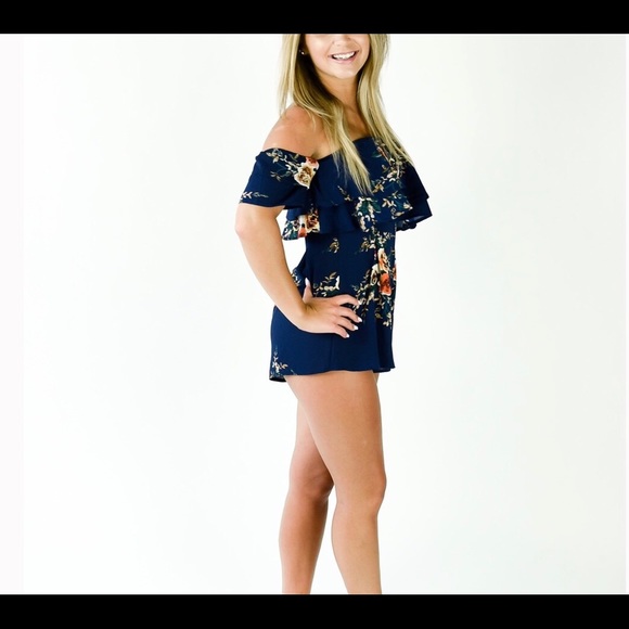Cherry & Grace Pants - Sale! Floral romper